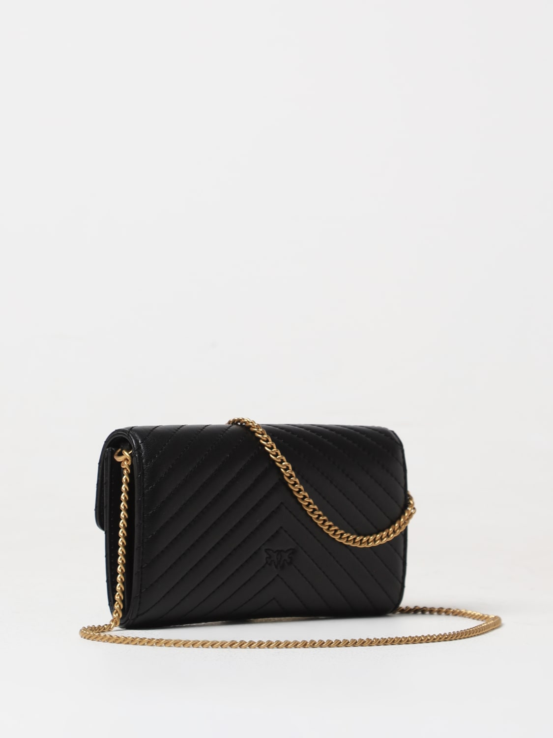Giglio Borsa Wallet Pinko In Nappa Matelassè Chevron