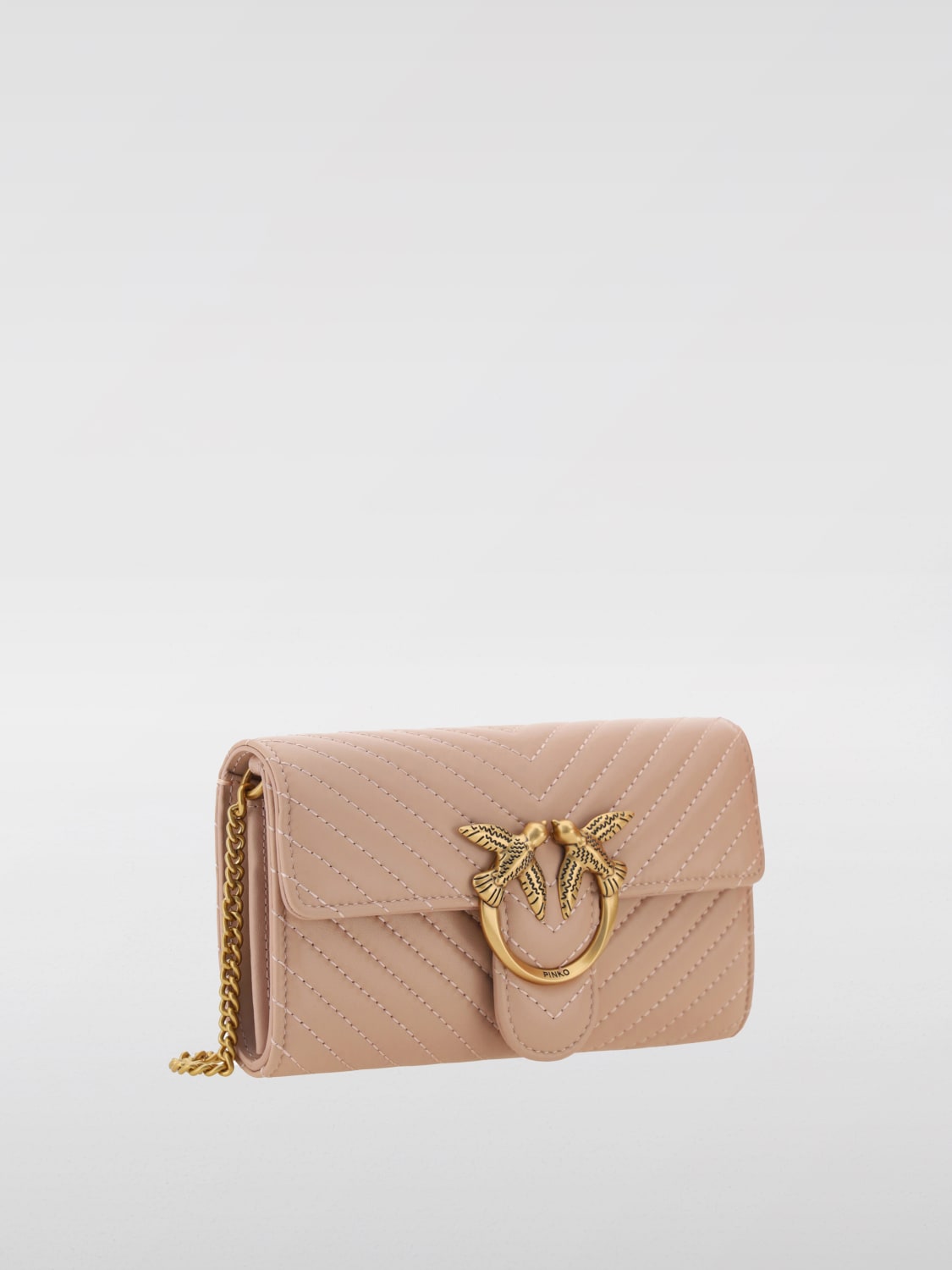 Giglio Borsa Wallet Pinko In Nappa Matelassè Chevron