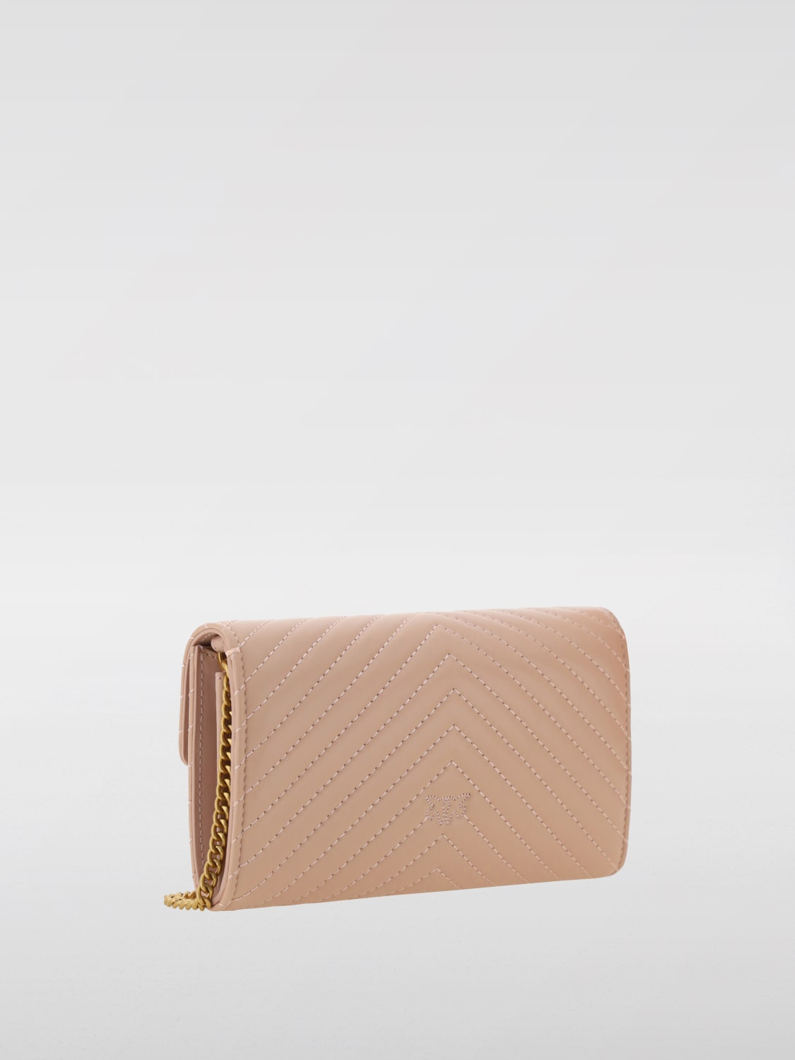 Giglio Borsa Wallet Pinko In Nappa Matelassè Chevron