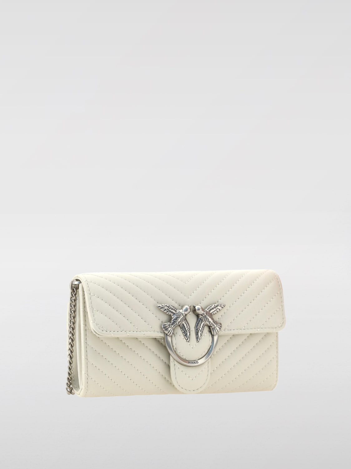 Giglio Borsa Wallet Pinko In Nappa Matelassè Chevron