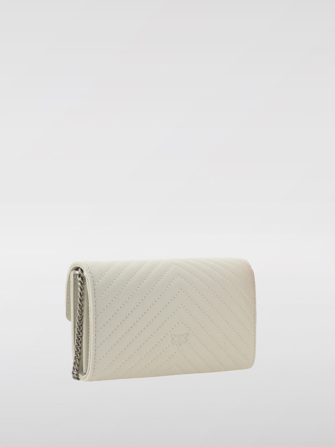 Giglio Borsa Wallet Pinko In Nappa Matelassè Chevron