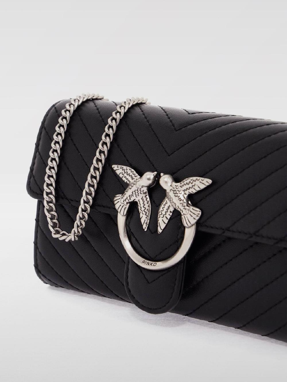 Giglio Borsa Wallet Pinko In Nappa Matelassè Chevron