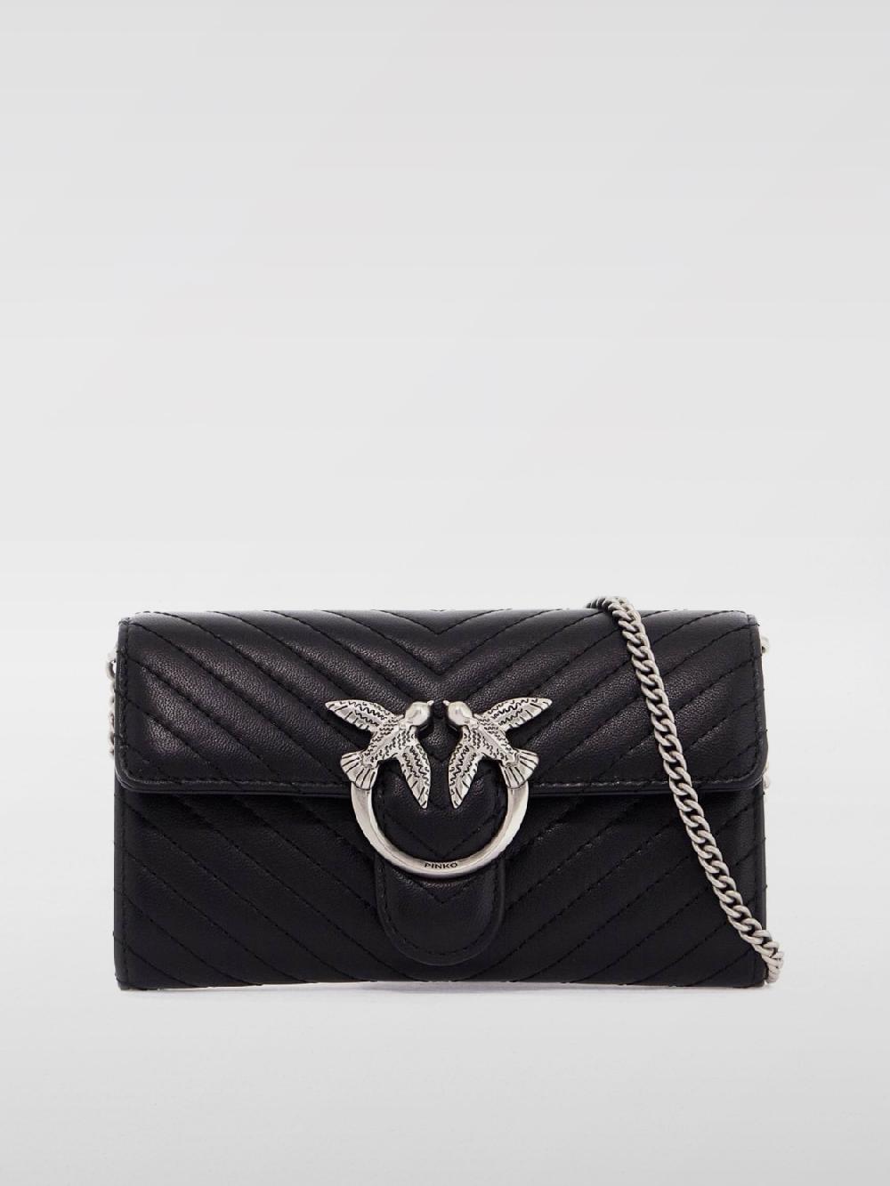Giglio Borsa wallet Pinko in nappa matelassè chevron