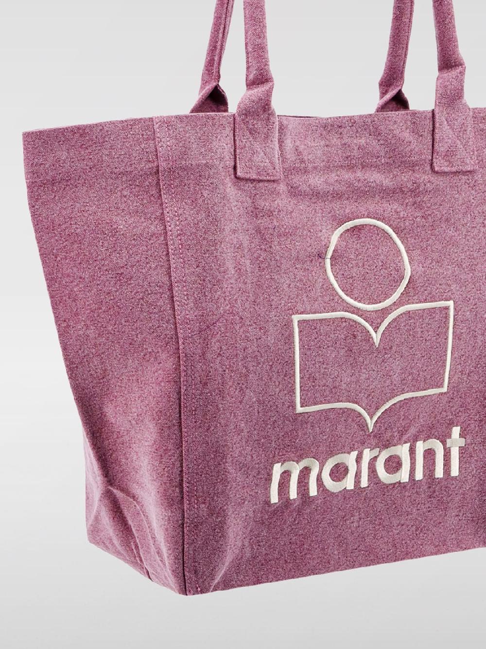 Giglio Borsa Yenky Isabel Marant In Denim Con Logo Ricamato