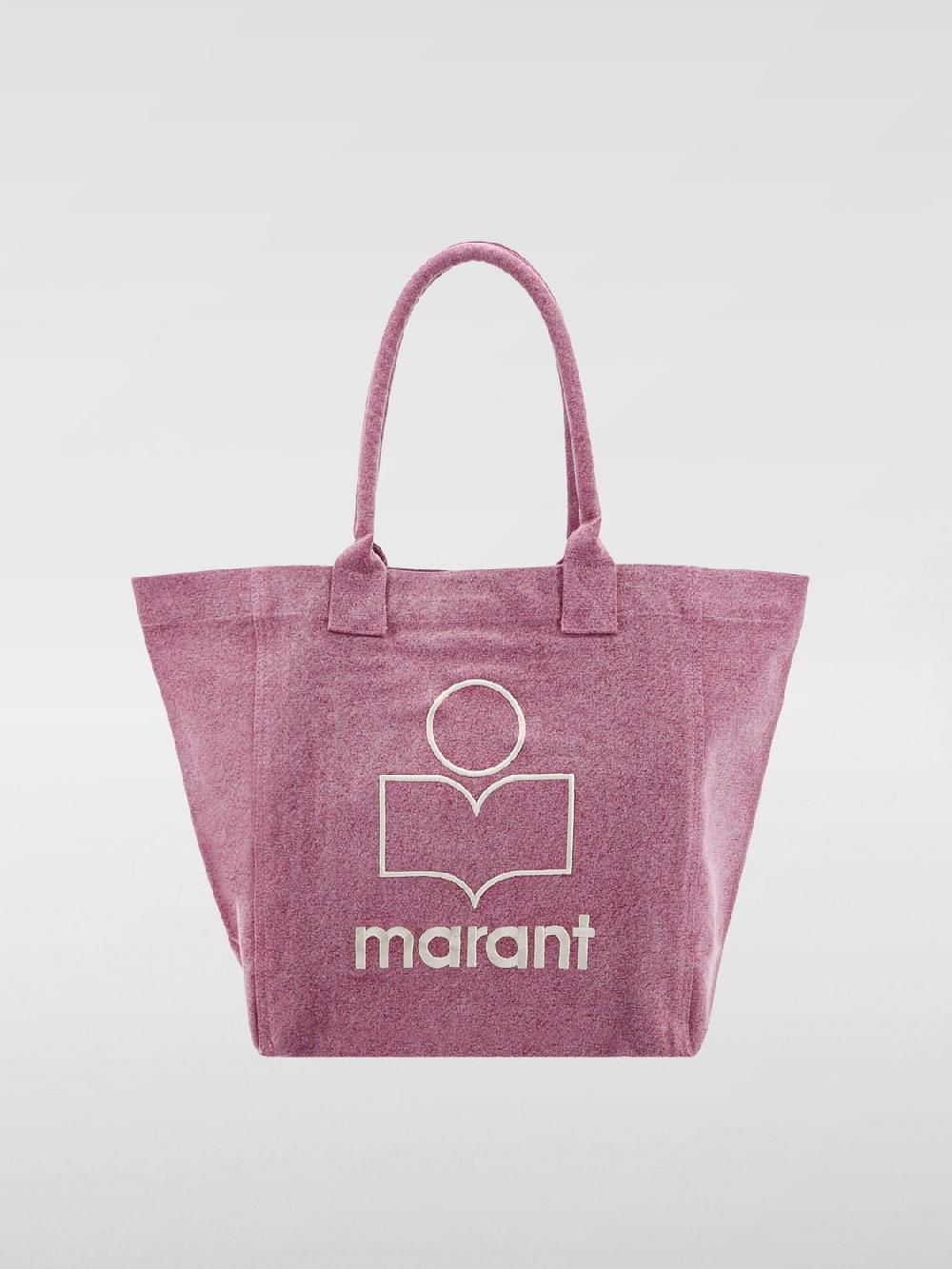 Giglio Borsa Yenky Isabel Marant in denim con logo ricamato