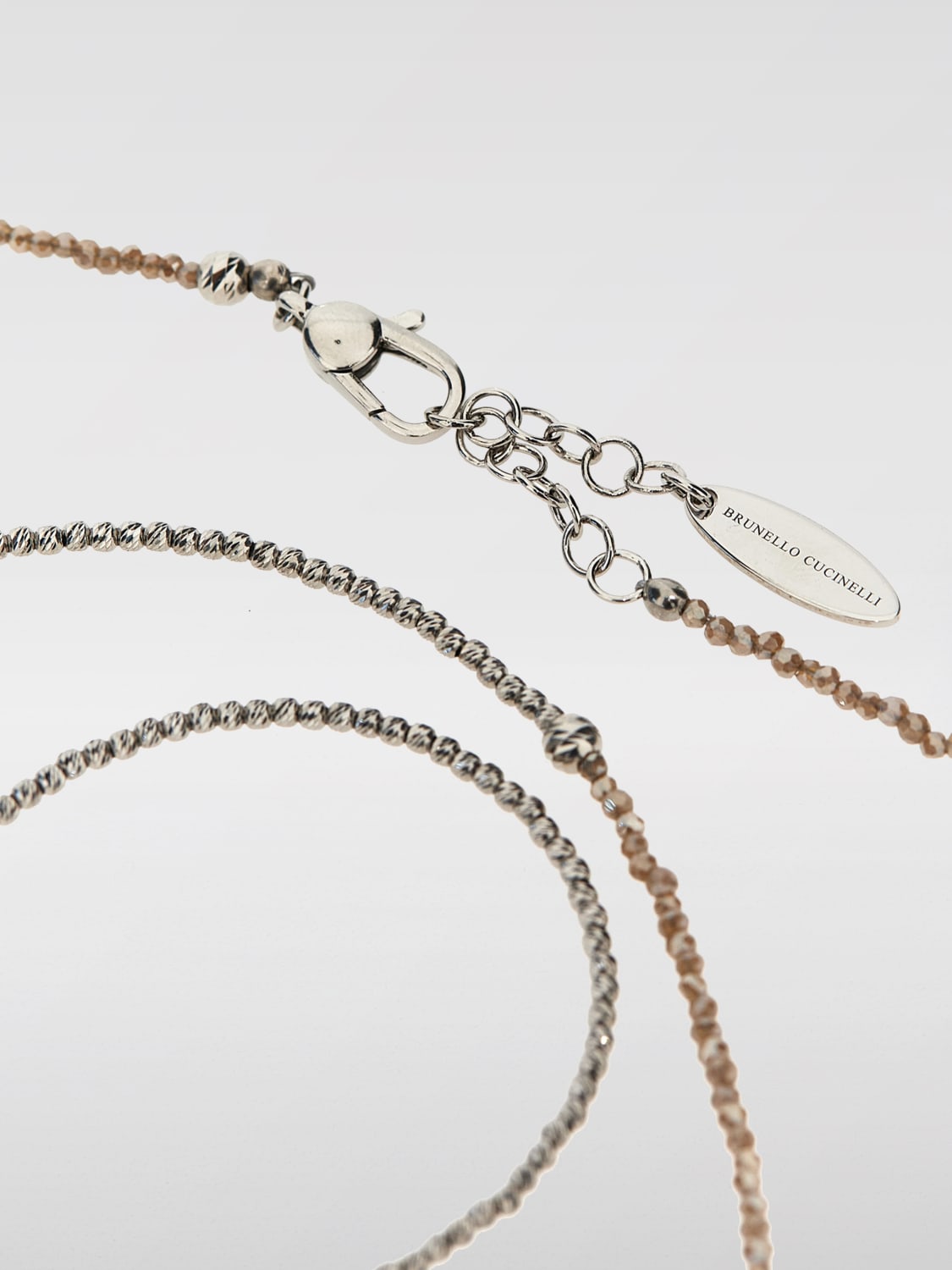 Giglio Bracciale Brunello Cucinelli In Argento 925 E Cristalli