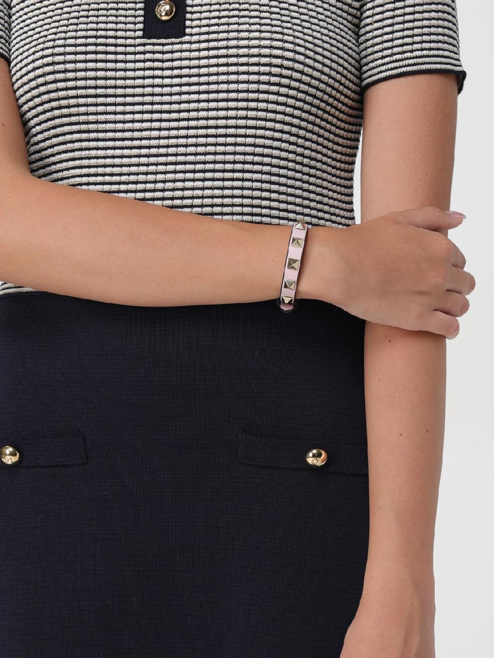 Giglio Bracciale Rockstud Valentino Garavani In Pelle