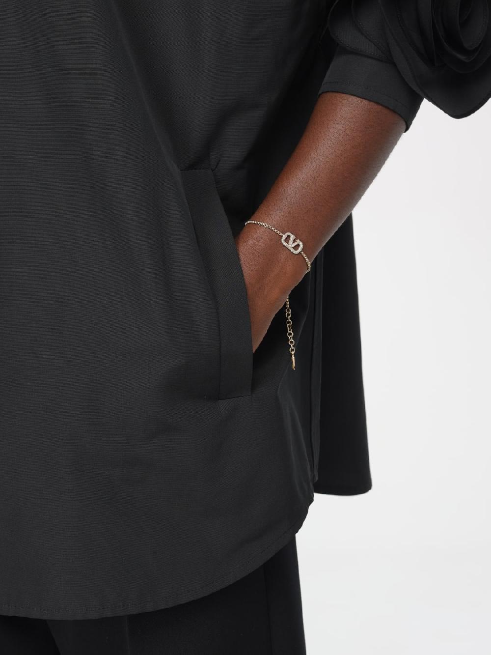 Giglio Bracciale VLogo Signature Valentino Garavani In Ottone Con Strass