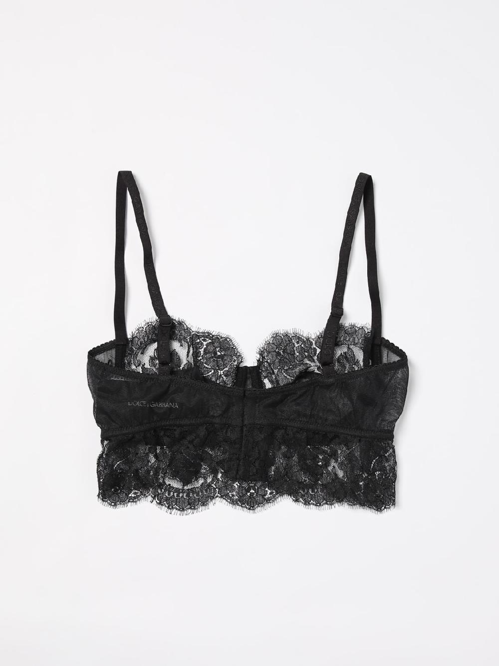 Giglio Bralette A Balconcino In Pizzo Dolce & Gabbana