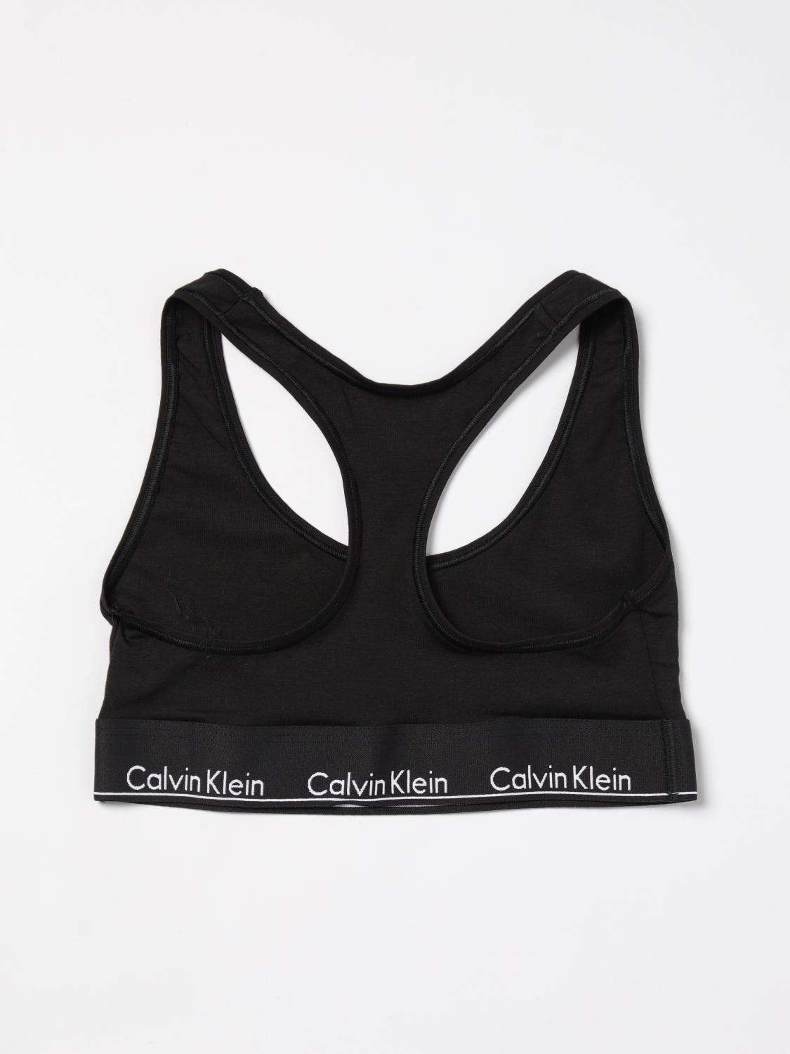 Giglio Brassiere Calvin Klein In Cotone Stretch Con Logo All Over