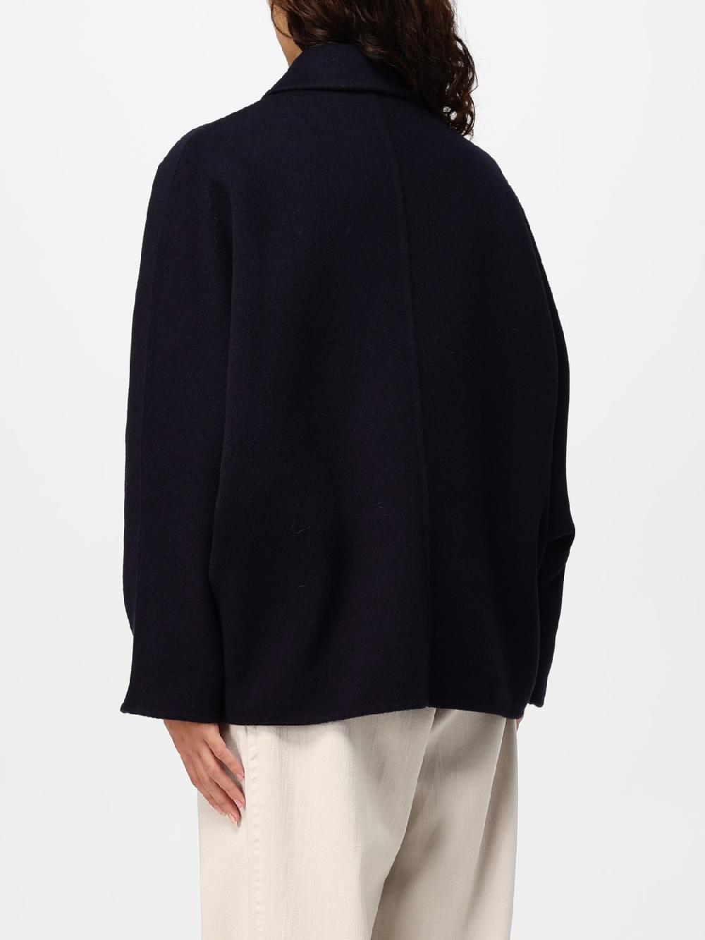 Giglio Caban A Doppiopetto Brunello Cucinelli In Lana E Cashmere