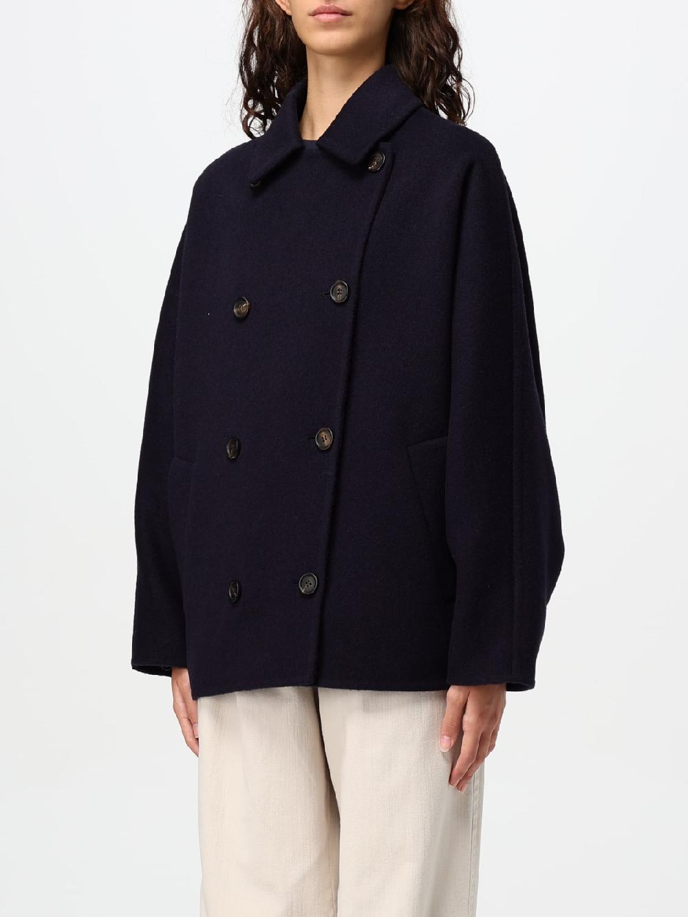 Giglio Caban A Doppiopetto Brunello Cucinelli In Lana E Cashmere