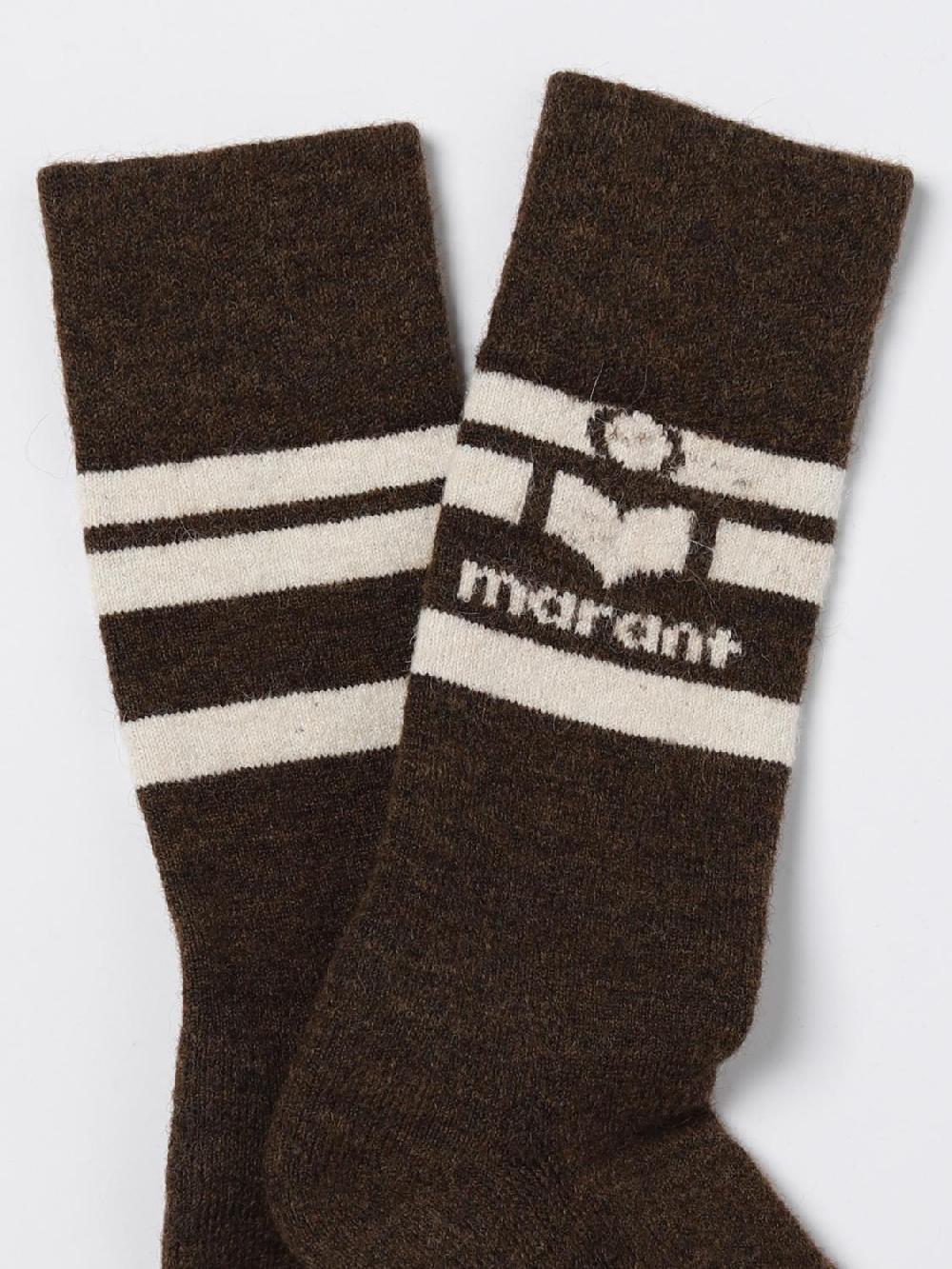 Giglio Calze Viby Isabel Marant In Maglia Stretch Con Logo Jacquard