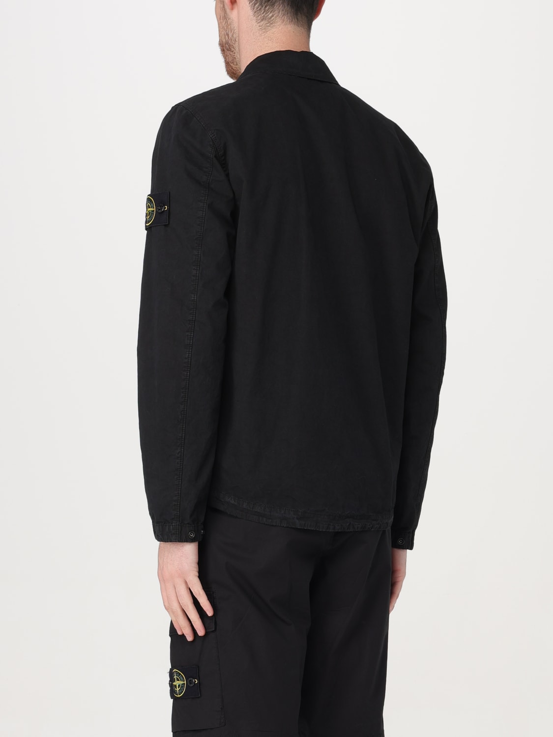 Giglio Camicia 119WN Old Treatment Stone Island In Cotone