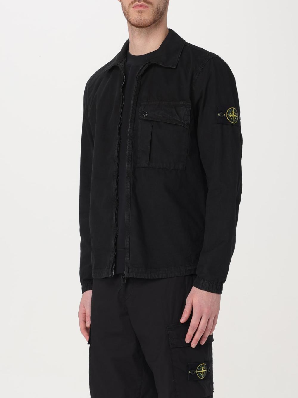 Giglio Camicia 119WN Old Treatment Stone Island In Cotone