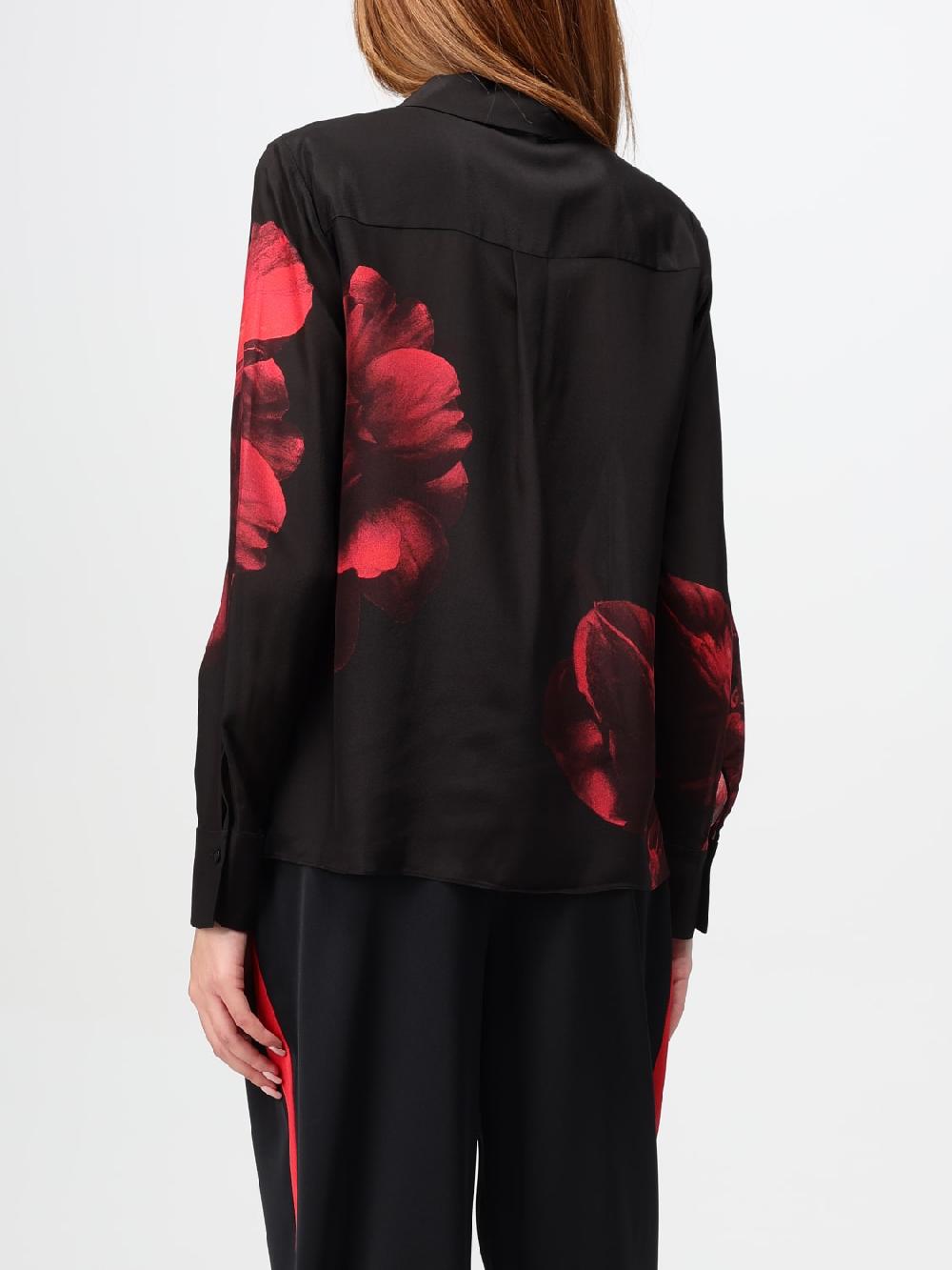 Giglio Camicia Alice+Olivia In Seta Con Stampa Floreale