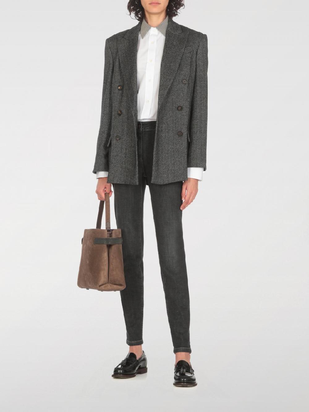 Giglio Camicia Brunello Cucinelli In Cotone Con Monile Nickel Free