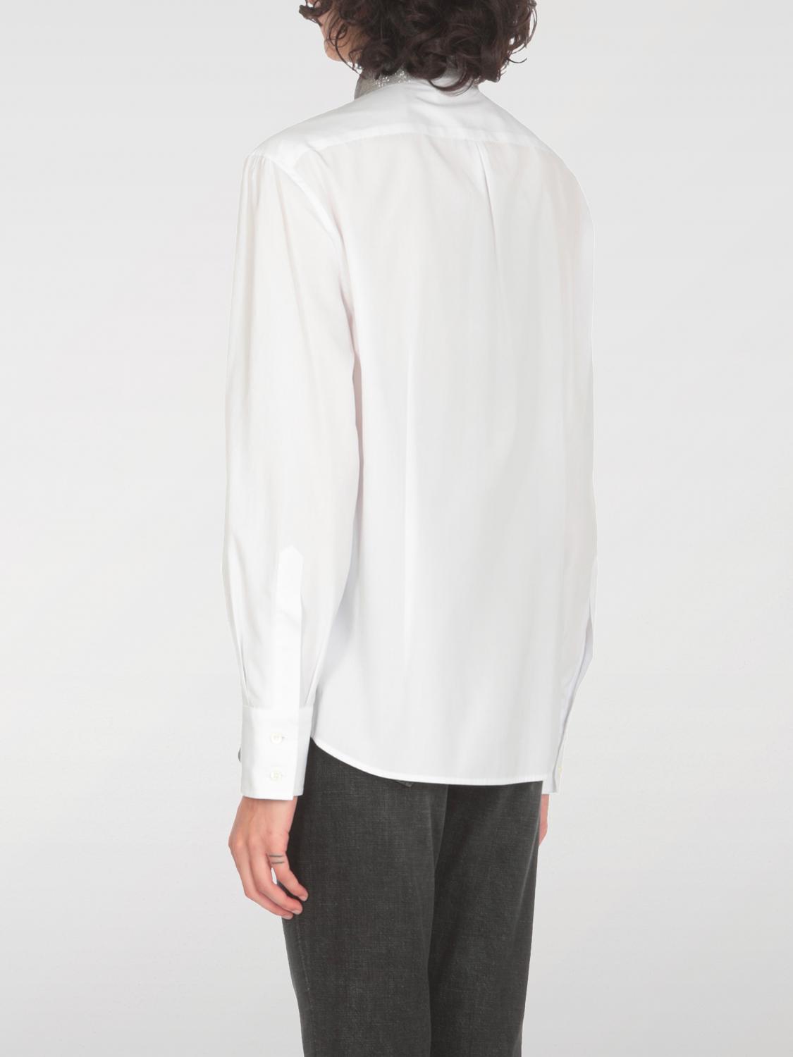 Giglio Camicia Brunello Cucinelli In Cotone Con Monile Nickel Free