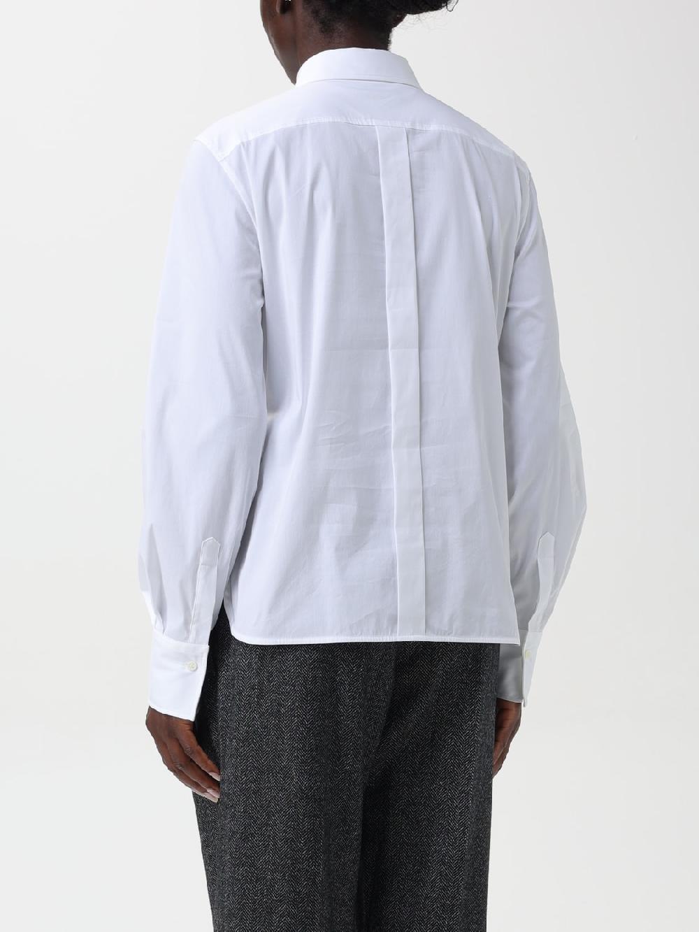 Giglio Camicia Brunello Cucinelli In Popeline Con Monile