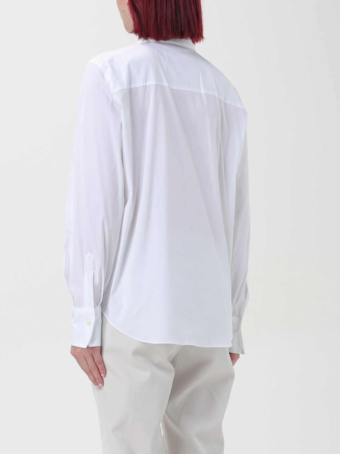 Giglio Camicia Brunello Cucinelli In Popeline Di Cotone