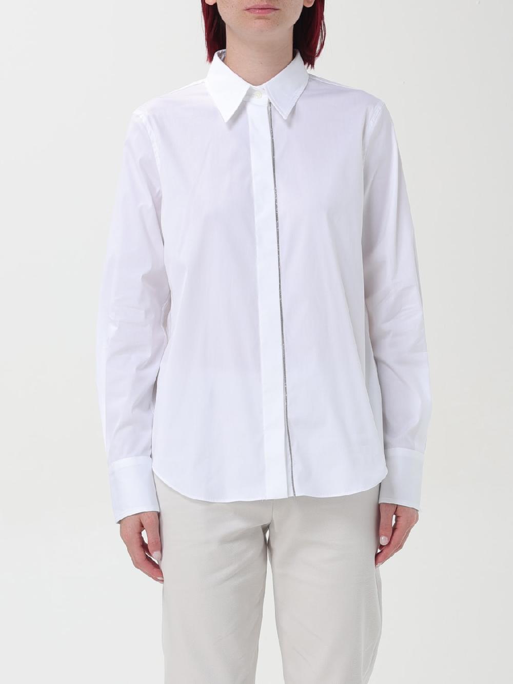 Giglio Camicia Brunello Cucinelli in popeline di cotone