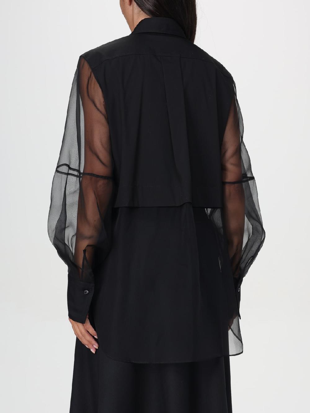 Giglio Camicia Brunello Cucinelli In Popeline E Tulle