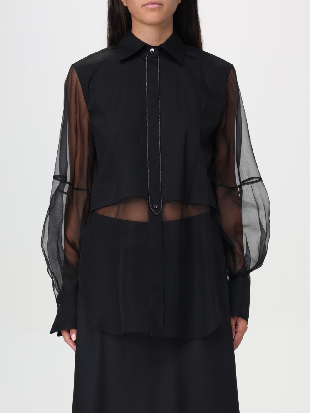 Giglio Camicia Brunello Cucinelli in popeline e tulle