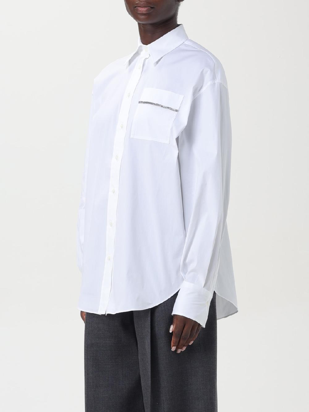 Giglio Camicia Classica Brunello Cucinelli In Cotone