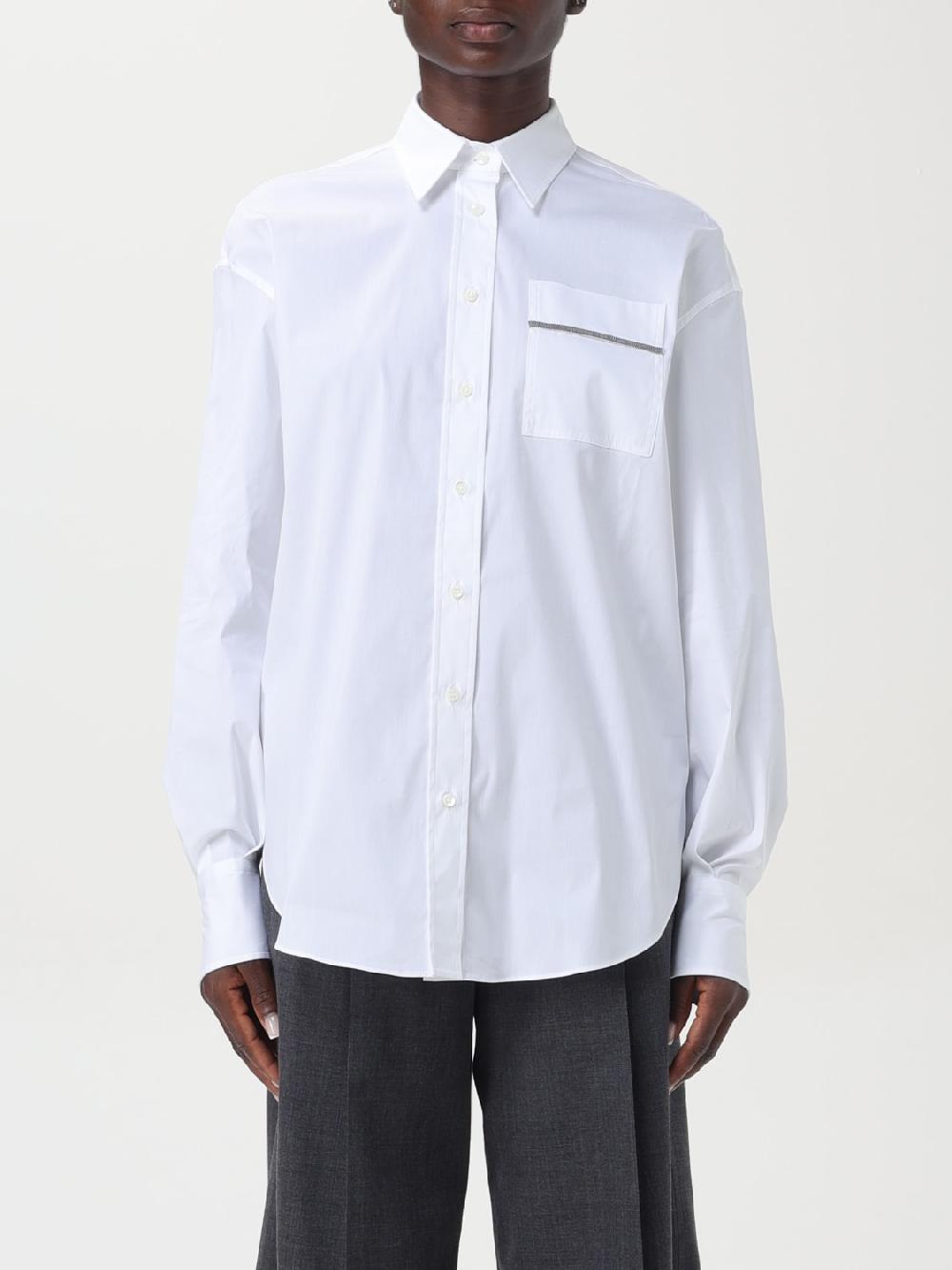 Giglio Camicia classica Brunello Cucinelli in cotone