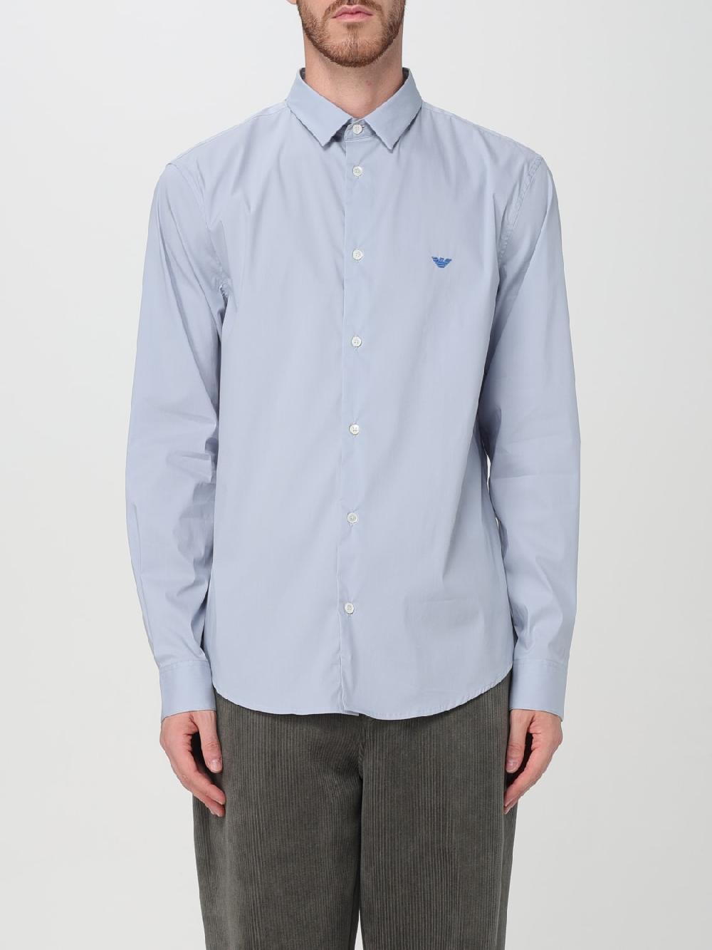 Giglio Camicia in popeline di cotone Emporio Armani