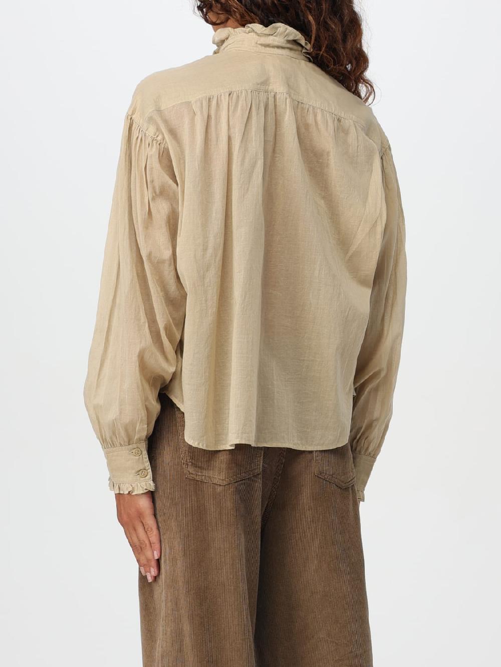 Giglio Camicia Isabel Marant Etoile In Popeline E Tulle