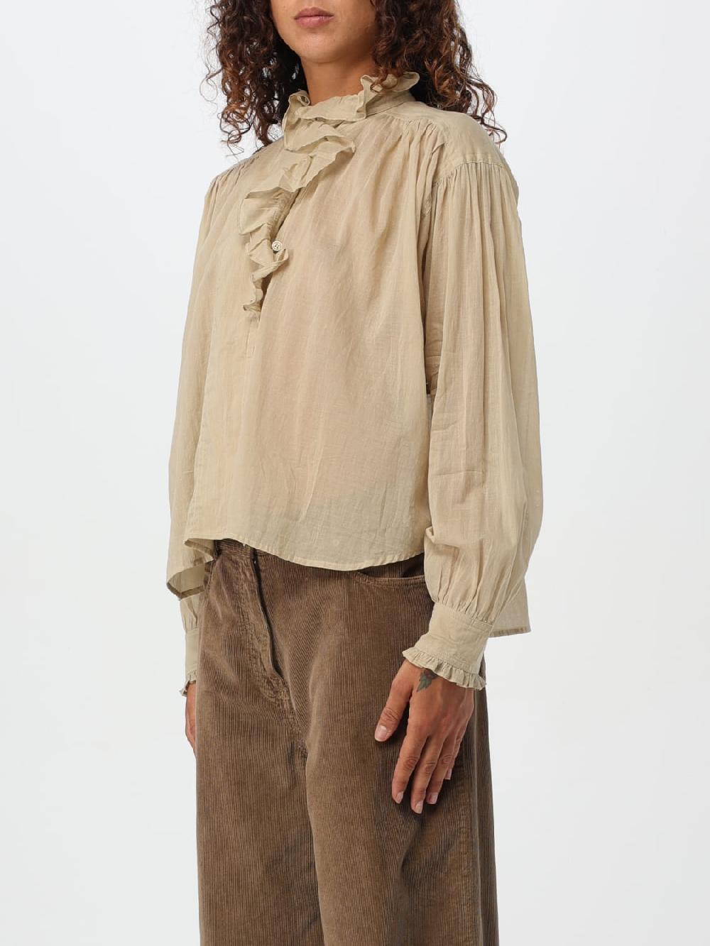 Giglio Camicia Isabel Marant Etoile In Popeline E Tulle