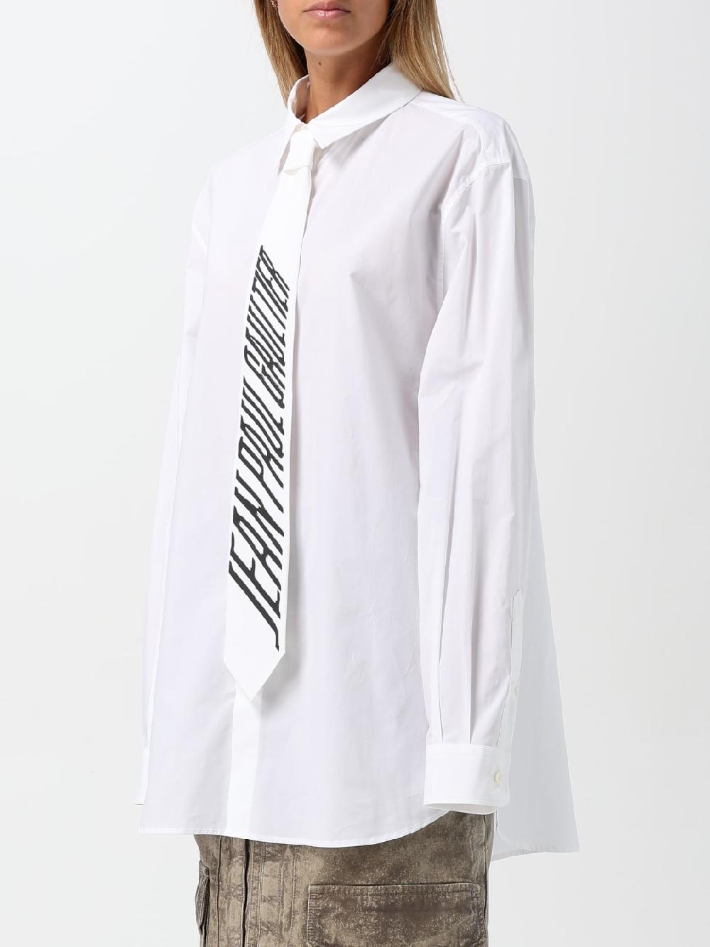Giglio Camicia Jean Paul Gaultier In Cotone Con Cravatta
