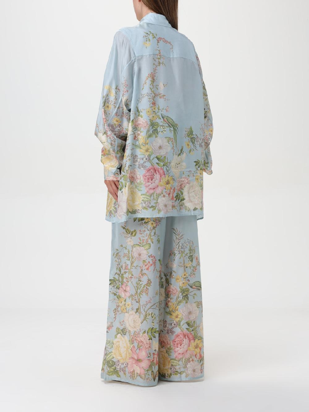 Giglio Camicia Lunga A Fantasia Floreale Zimmermann