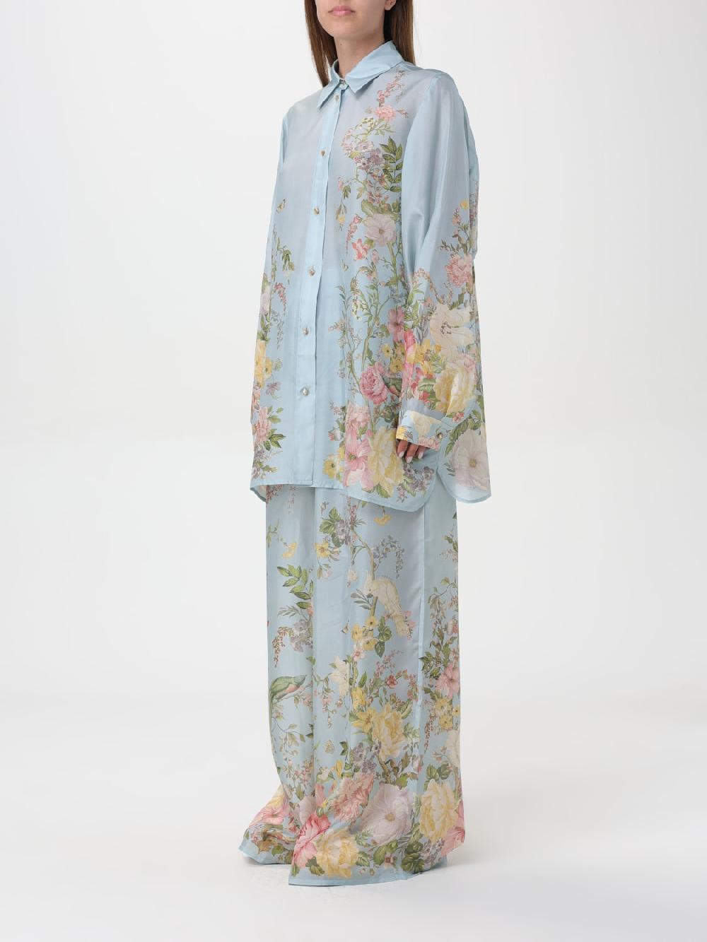 Giglio Camicia Lunga A Fantasia Floreale Zimmermann