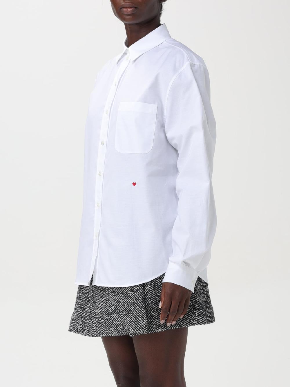 Giglio Camicia Moschino Couture In Popeline Di Cotone