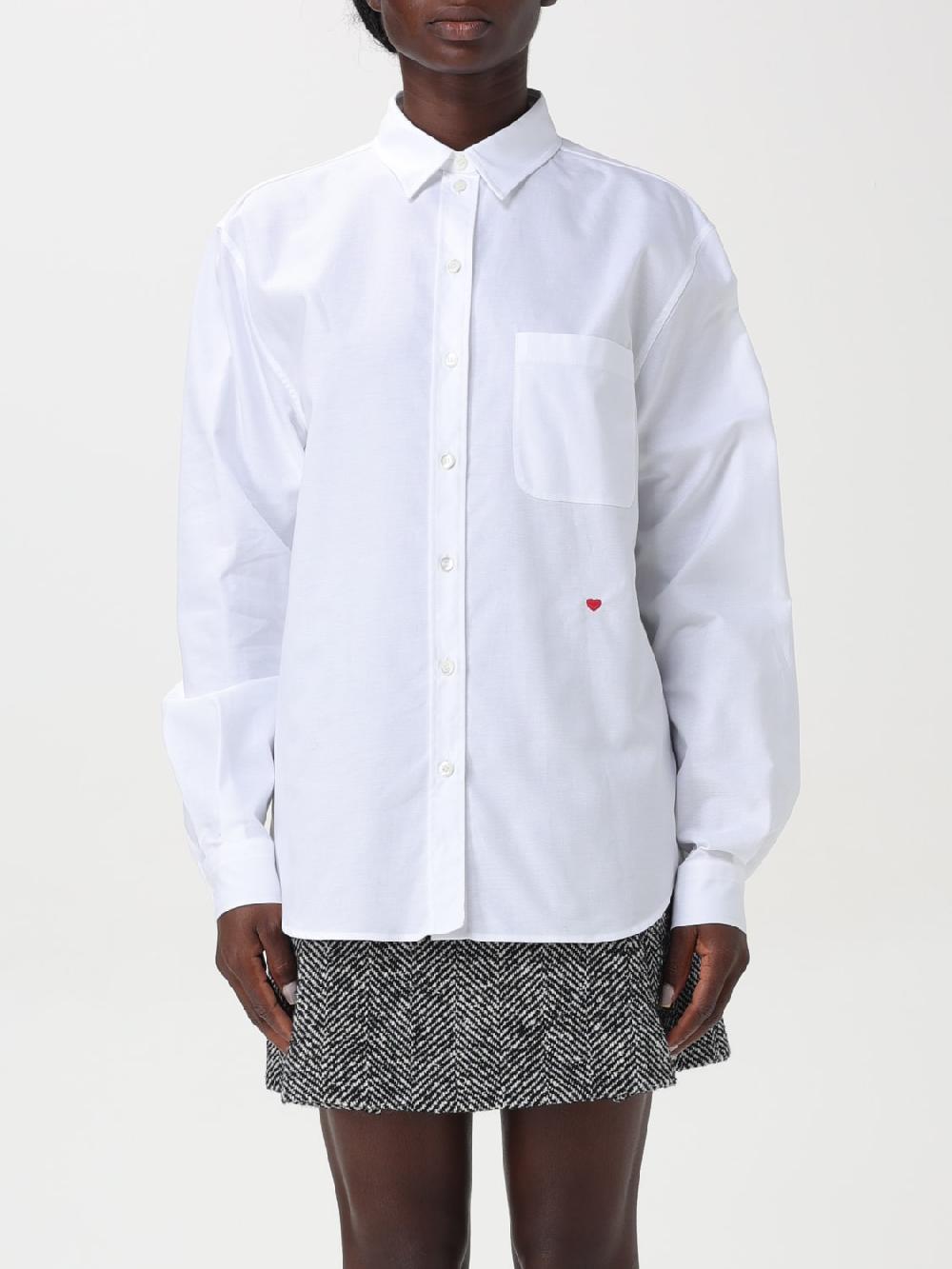 Giglio Camicia Moschino Couture in popeline di cotone
