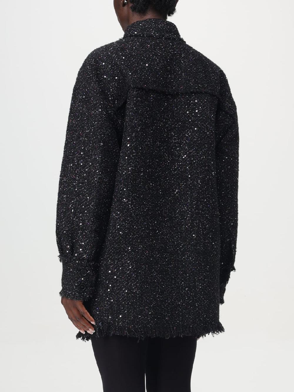 Giglio Camicia MSGM In Tessuto Con Paillettes All Over