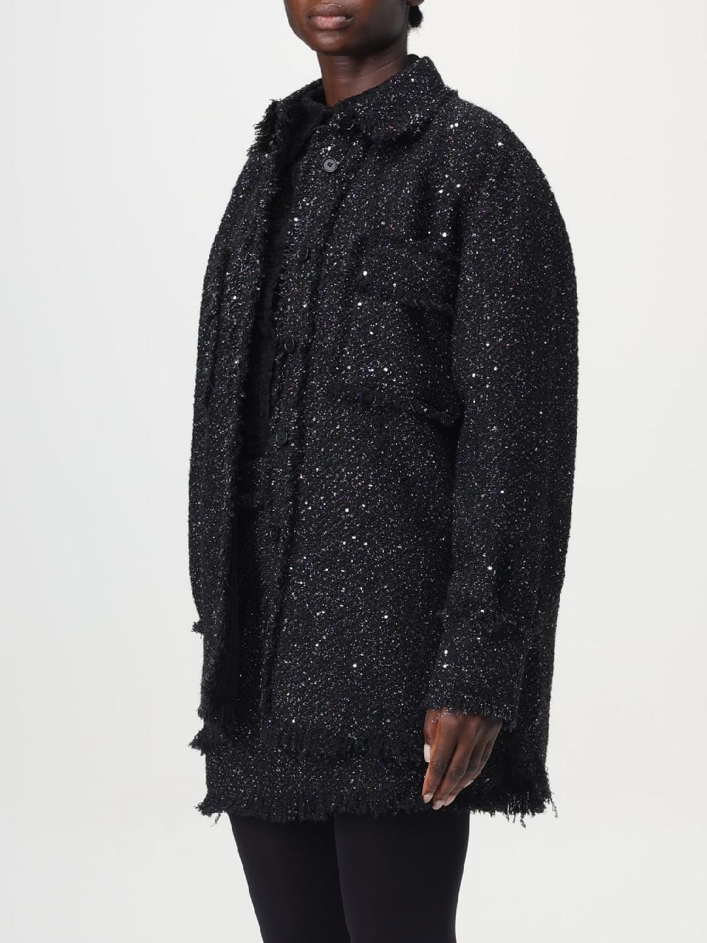 Giglio Camicia MSGM In Tessuto Con Paillettes All Over