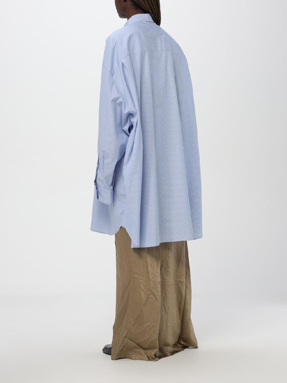 Giglio Camicia Oversize Maison Margiela In Cotone A Righe