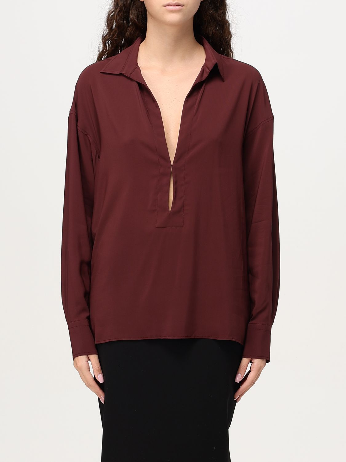 Giglio Camicia Philosophy Di Lorenzo Serafini in viscosa stretch