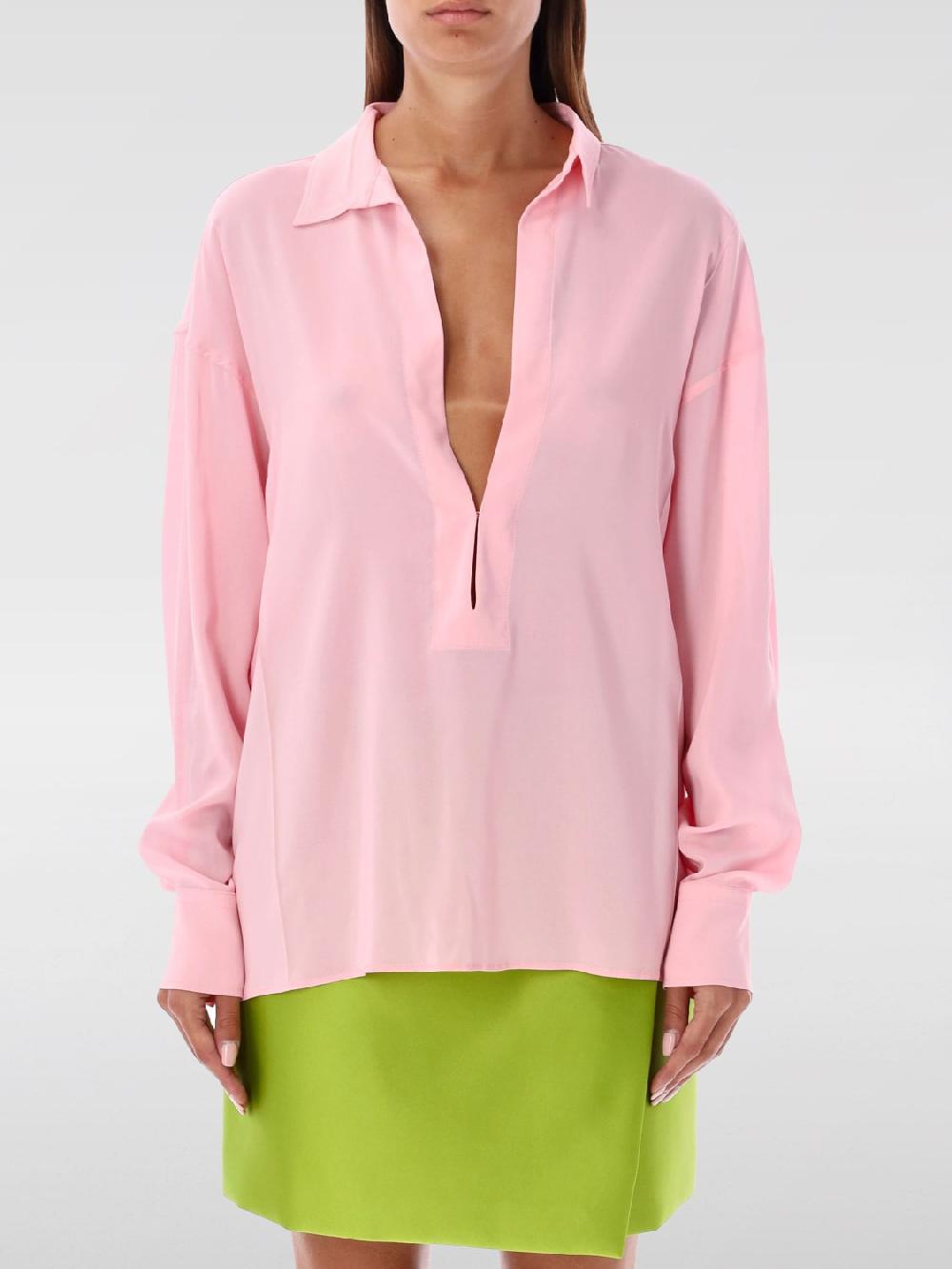Giglio Camicia Philosophy Di Lorenzo Serafini in viscosa stretch