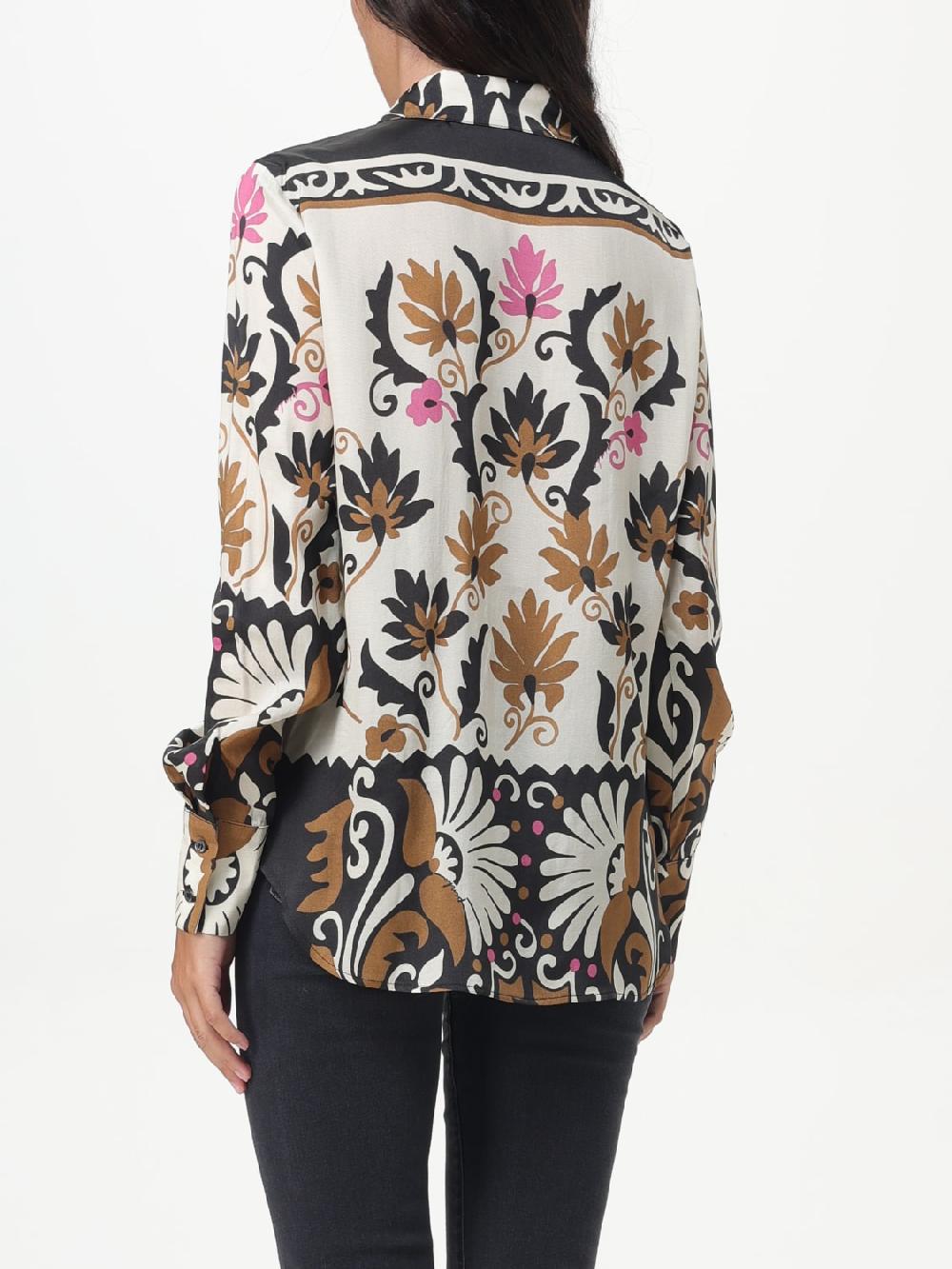Giglio Camicia Pinko In Viscosa Con Stampa All Over