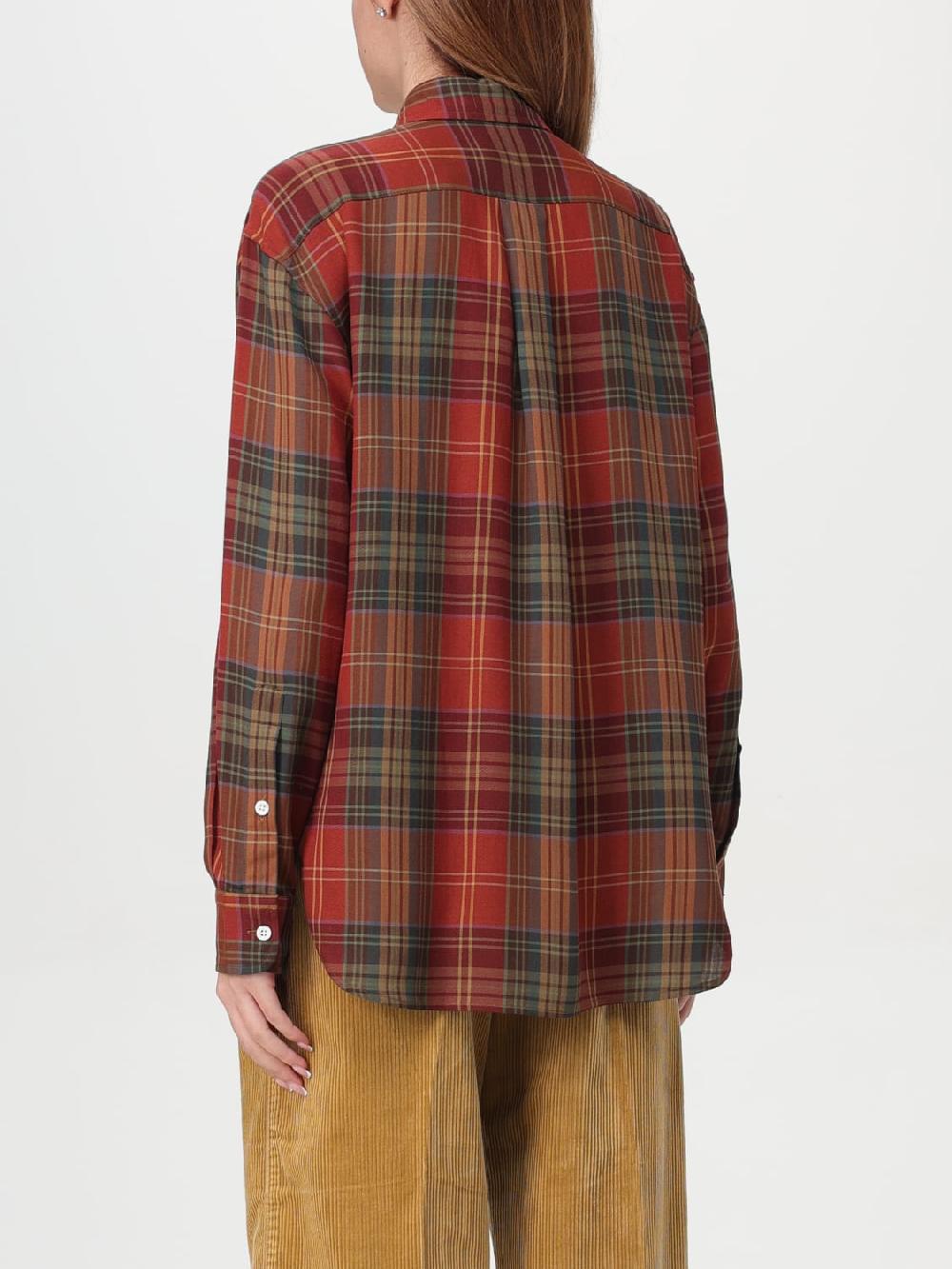 Giglio Camicia Polo Ralph Lauren In Misto Cotone Con Stampa Check