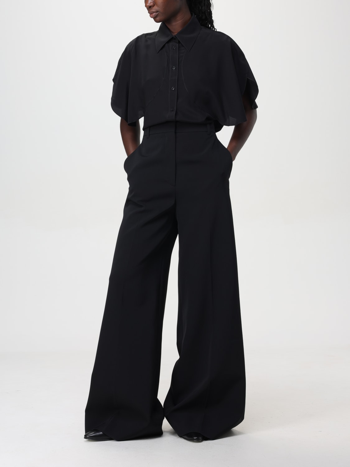 Giglio Camicia Stella McCartney In Seta Con Rouches