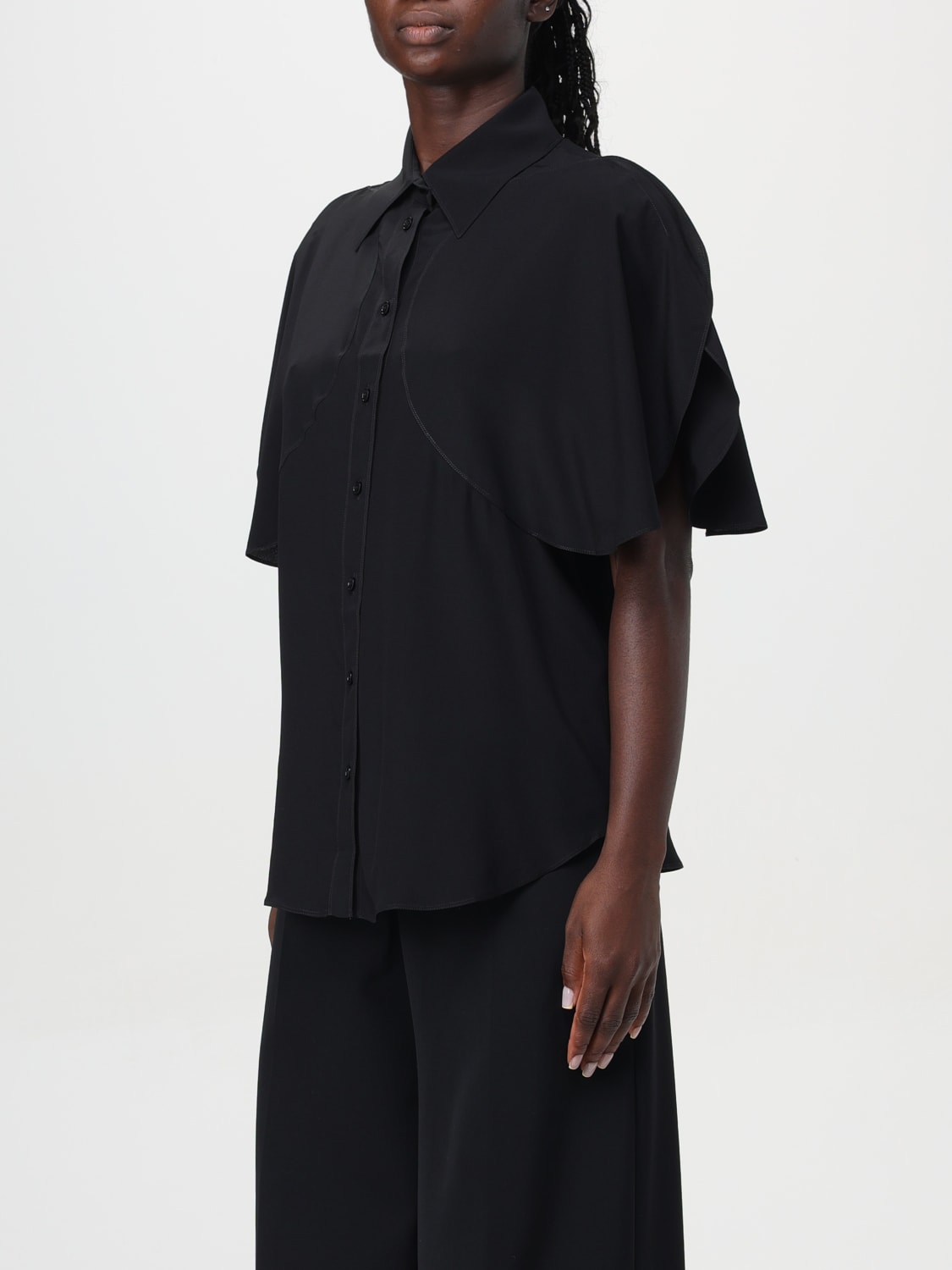 Giglio Camicia Stella McCartney In Seta Con Rouches
