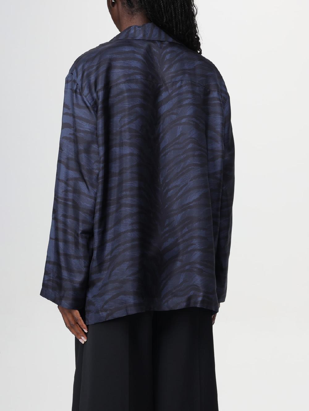Giglio Camicia Stella McCartney In Seta Stampa Animalier