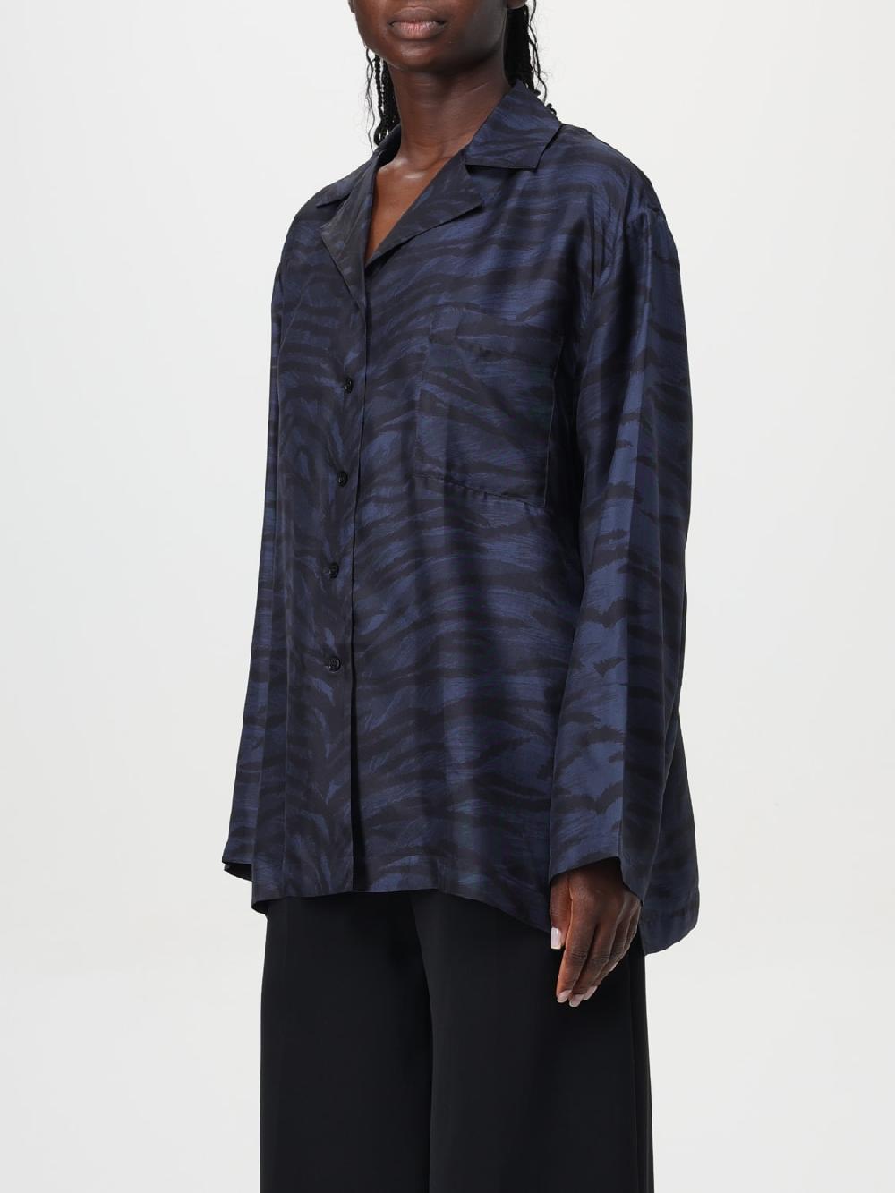 Giglio Camicia Stella McCartney In Seta Stampa Animalier