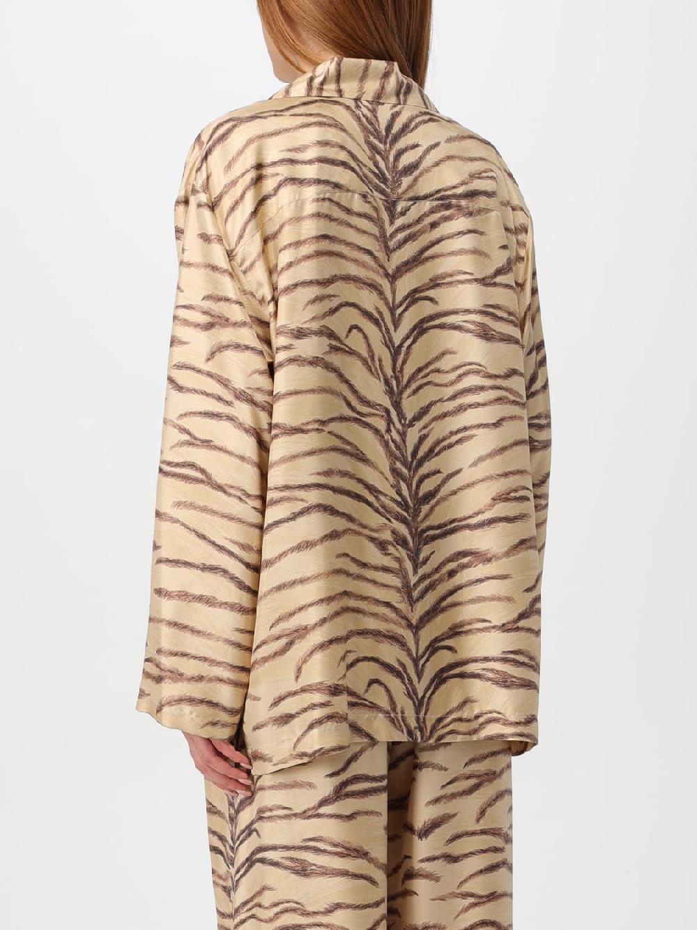Giglio Camicia Stella McCartney In Seta Stampa Animalier