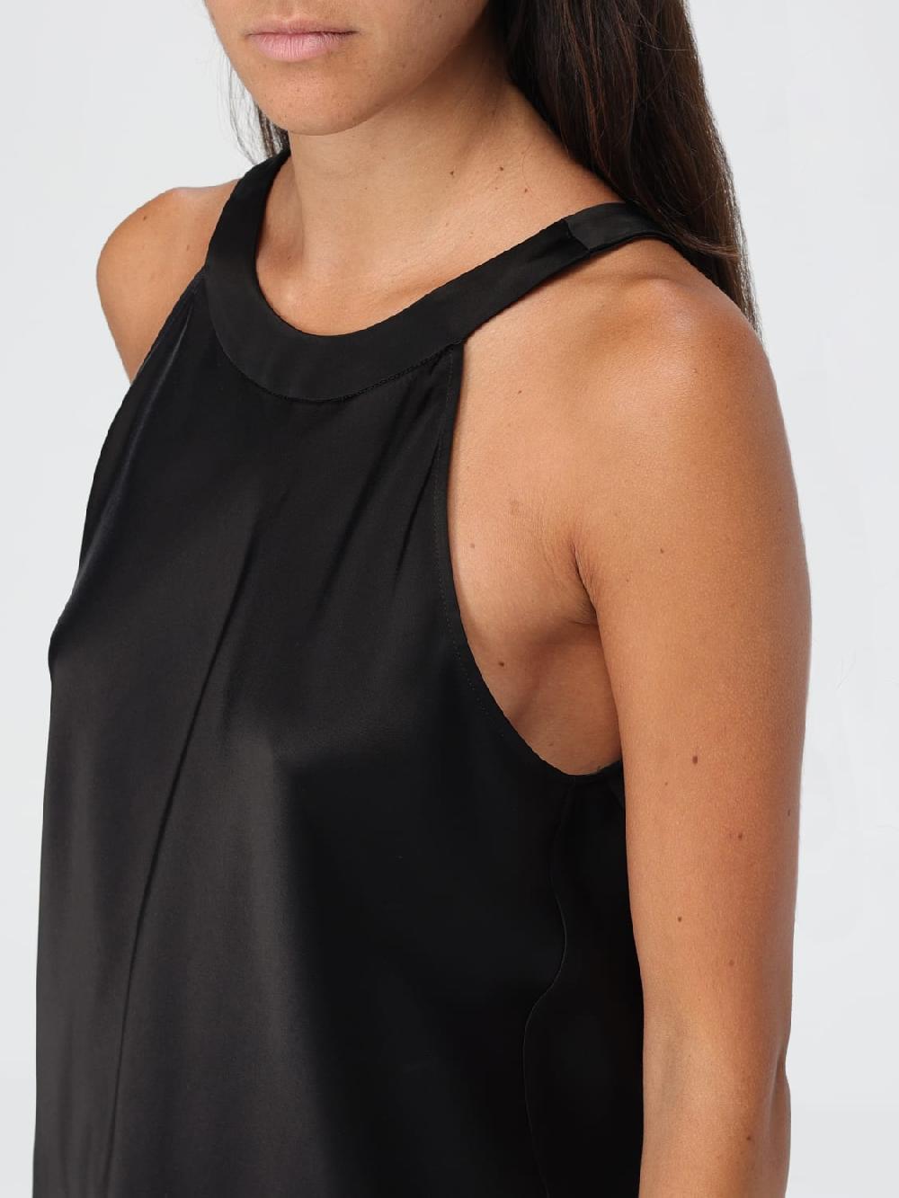 Giglio Canotta Con Scollo All'americana Pinko In Georgette
